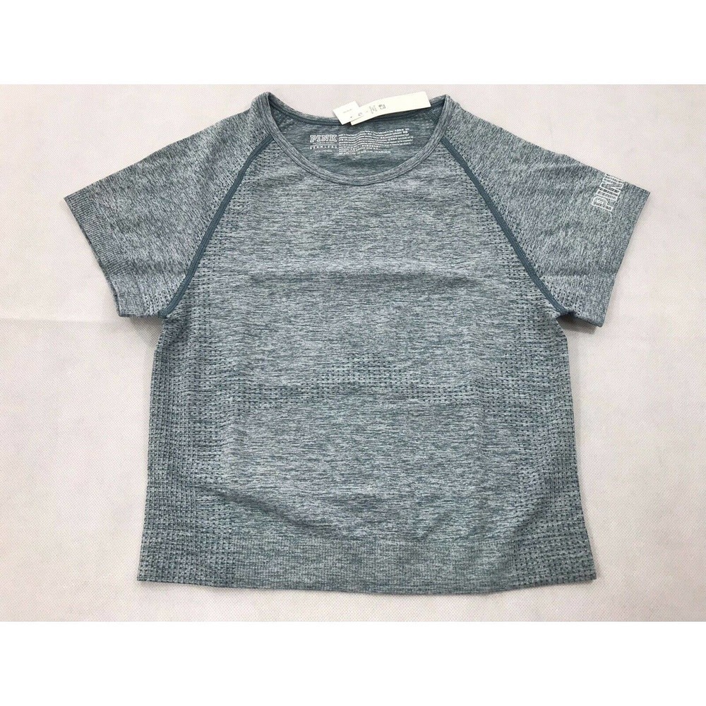 Victoria Secret Seamless Cropped Crew L NWT